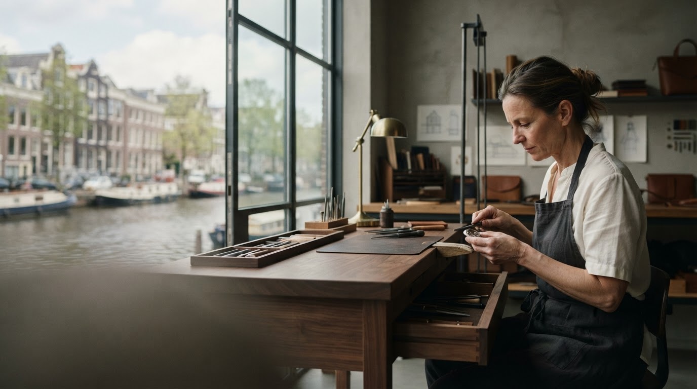 Dalqesi Umpyro - abstracte weergave van data-analyse en netwerkstructuren